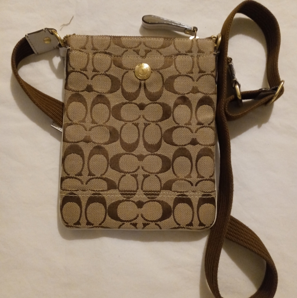 Coach brown crossbody bag - Picture 2 of 4